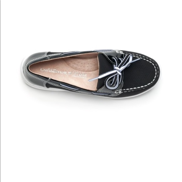 Croft & Barrow Ortholite Boat Shoes Gold New - Picture 5 of 6